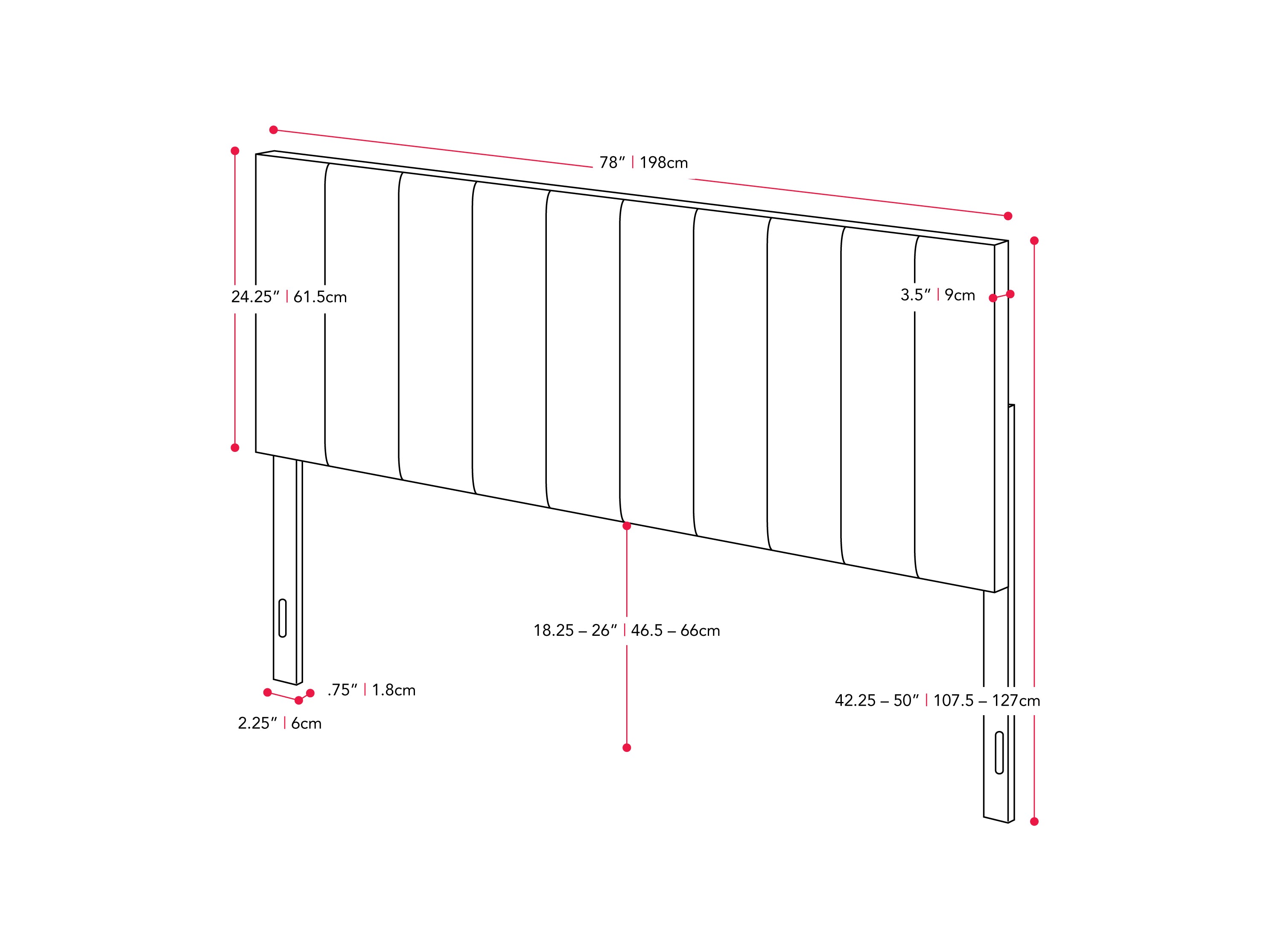 Cream panel headboard for king-size bed, featuring a sleek, modern design with soft upholstery and subtle stitching detail, perfect for adding a touch of elegance and comfort to any bedroom decor.