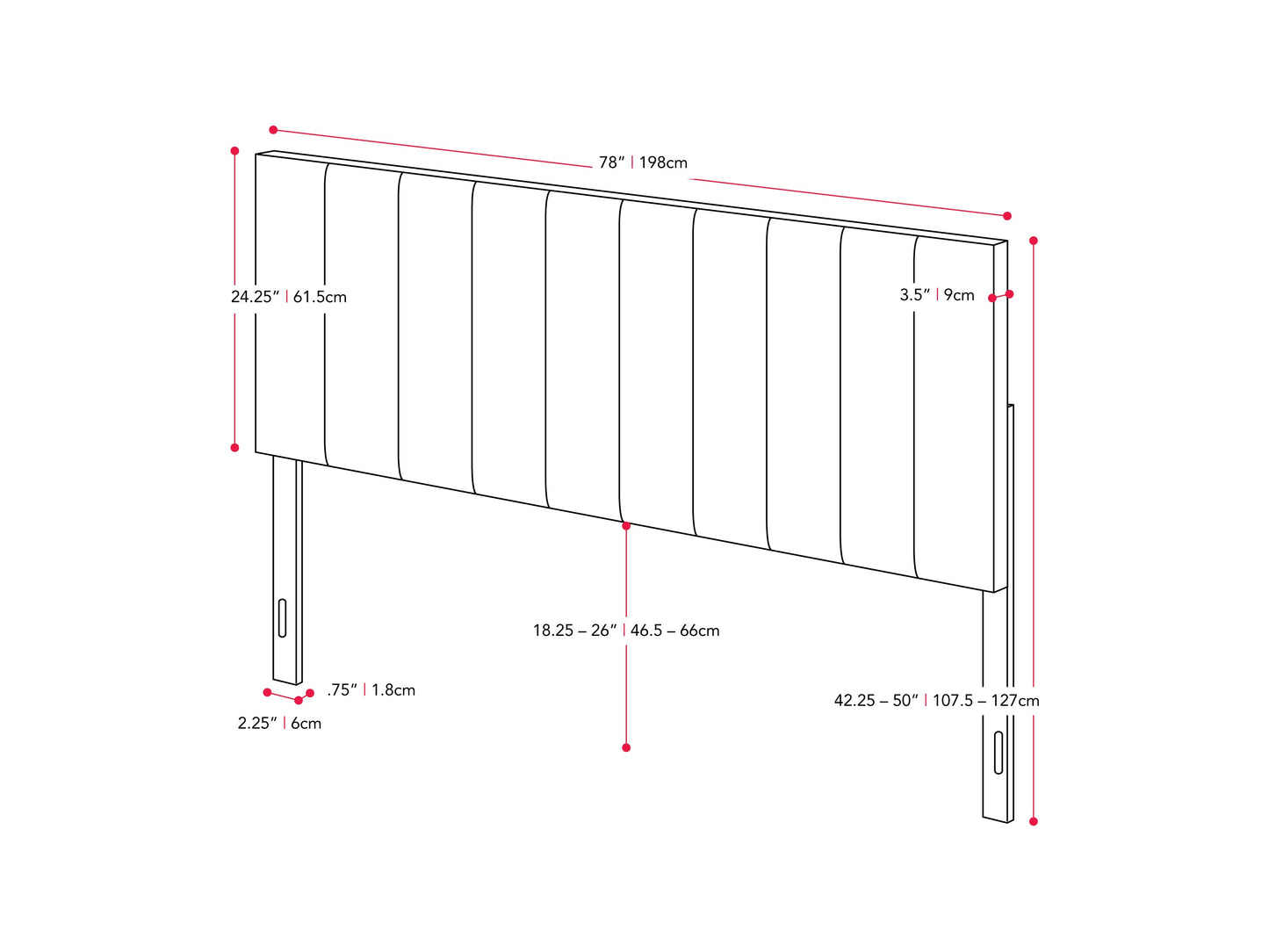 Cream panel headboard for king-size bed, featuring a sleek, modern design with soft upholstery and subtle stitching detail, perfect for adding a touch of elegance and comfort to any bedroom decor.