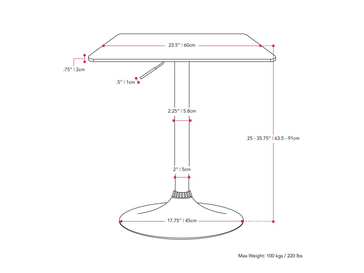 Adjustable height bar table with a square black top and sleek metal frame, featuring a modern design, sturdy construction, and smooth finish, perfect for contemporary kitchen or home bar settings.