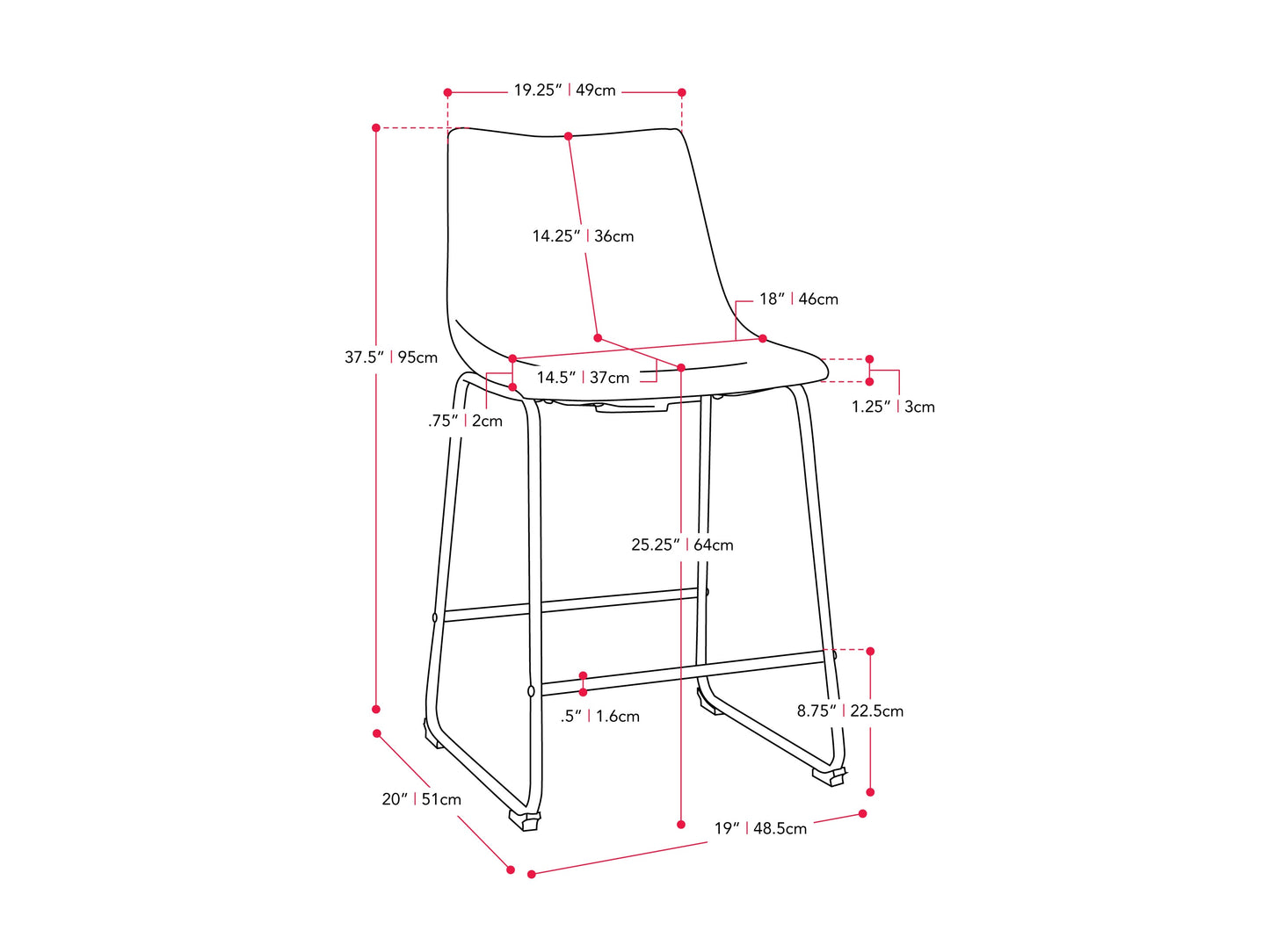 Blue upholstered bar stool with wooden legs, featuring a cushioned seat and backrest, sleek design, and sturdy construction. Ideal for modern kitchens or home bars.