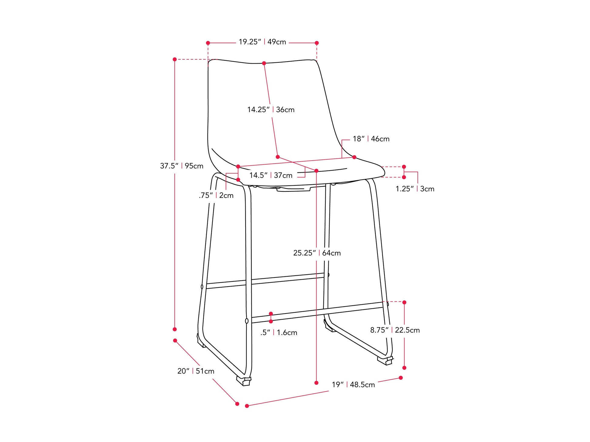 Light grey upholstered bar stool with wooden legs, featuring a cushioned seat and backrest, perfect for modern kitchens and home bars.