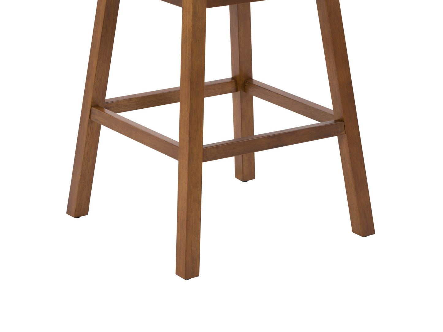 Beige modern bar stool with sleek metal legs, cushioned seat, and backrest, featuring a minimalist design perfect for contemporary kitchens and home bars.