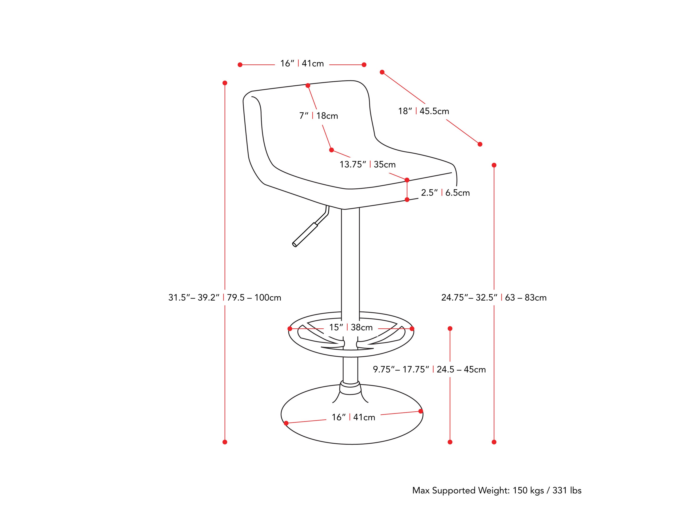 Set of 2 low back bar stools in white with sleek metal legs, upholstered seats, and minimalist design. Perfect for modern kitchens and home bars.