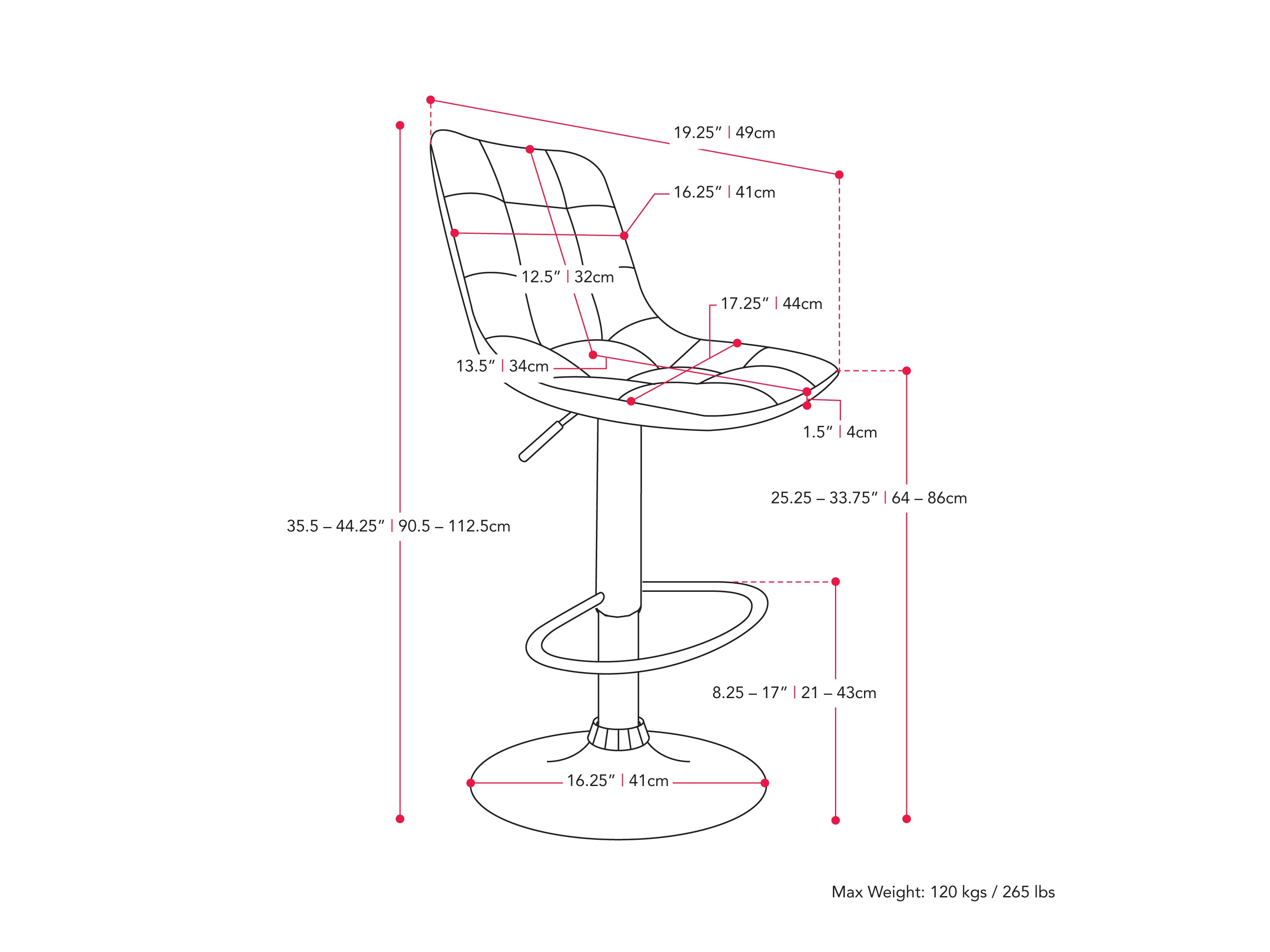 Set of 2 grey swivel bar stools with padded seats, metal frames, and footrests. The stools feature a modern design with a sleek finish, ideal for kitchen islands or home bars.