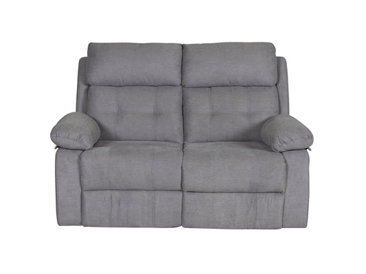 Alt Tag:

"Modern grey 2 seater recliner sofa with plush cushions, smooth fabric upholstery, and dual reclining features for ultimate comfort."