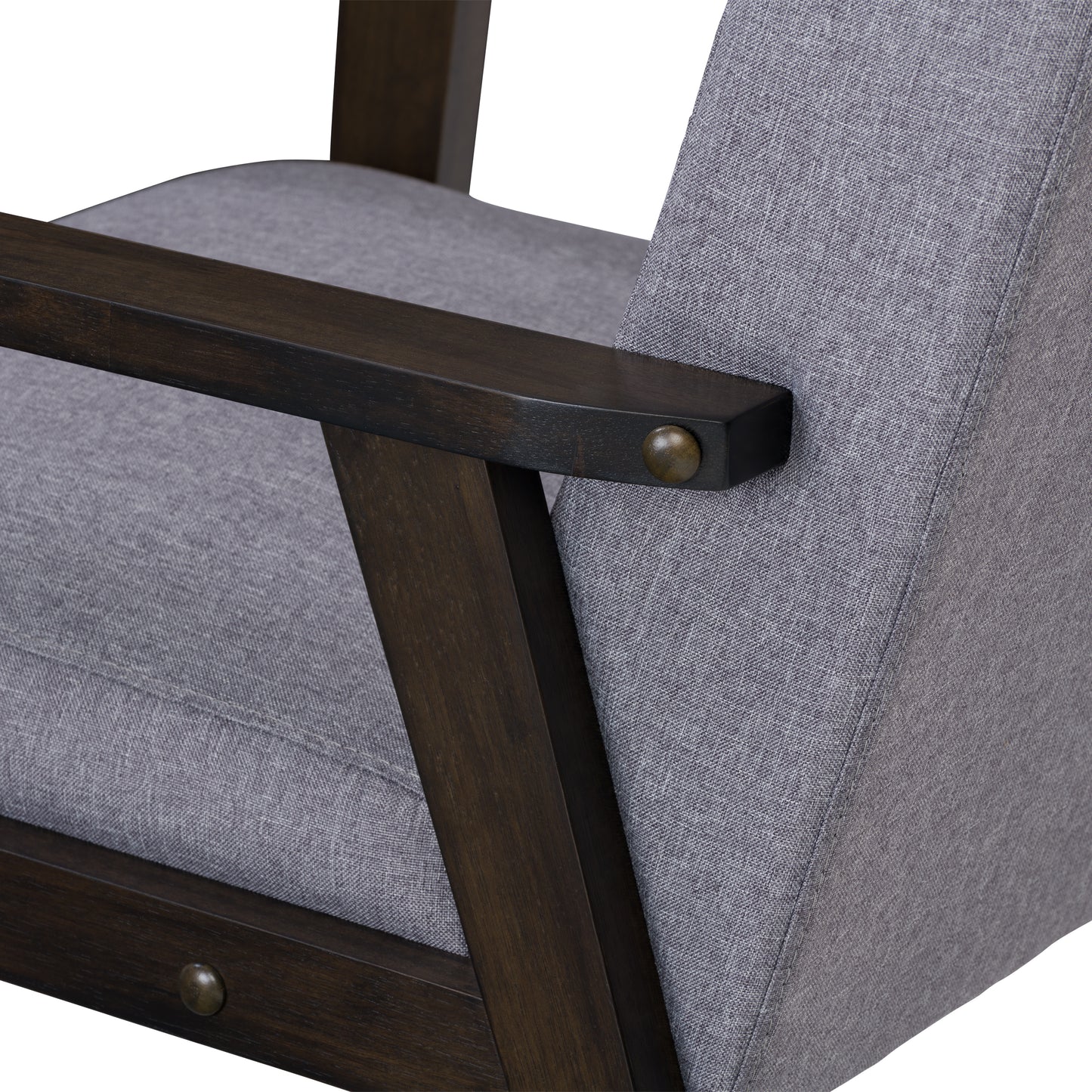 Upholstered Mid-Century Modern Accent Chair