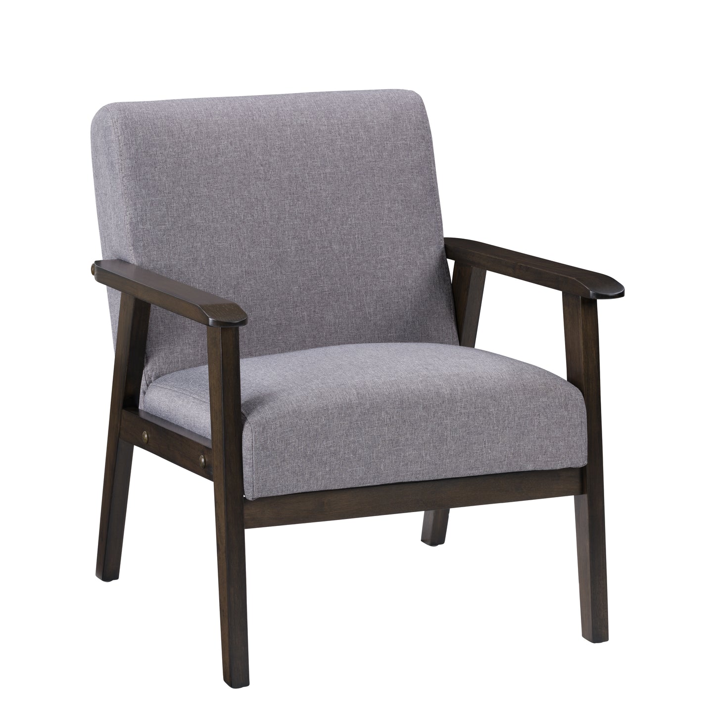 Upholstered Mid-Century Modern Accent Chair