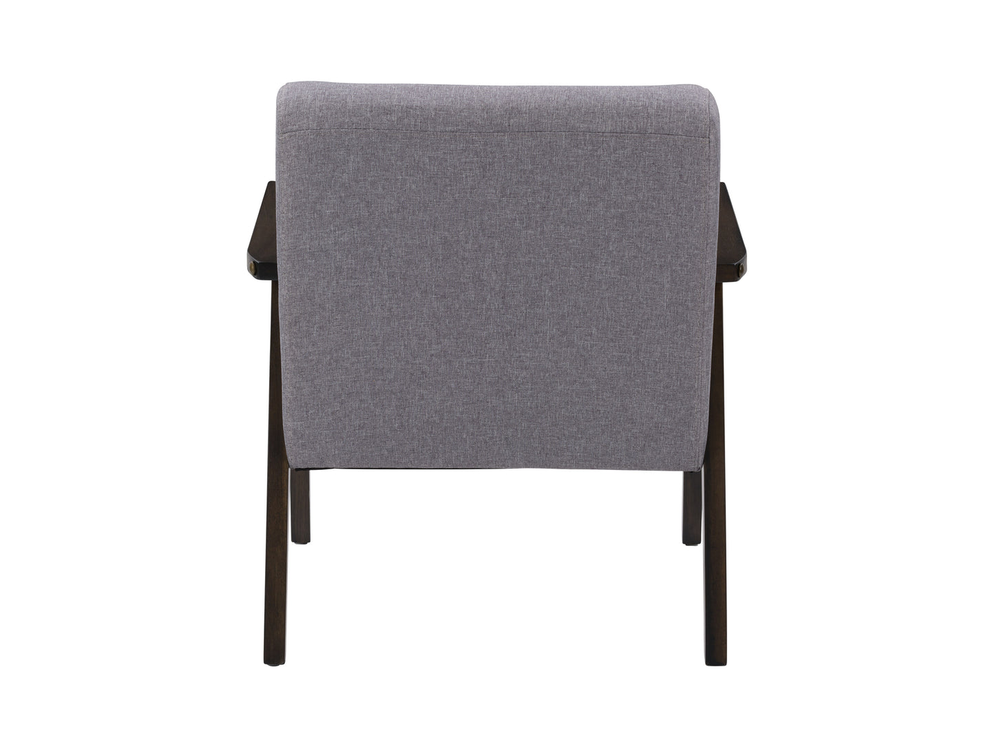 Manor Grey Upholstered Mid-Century Modern Accent Chair