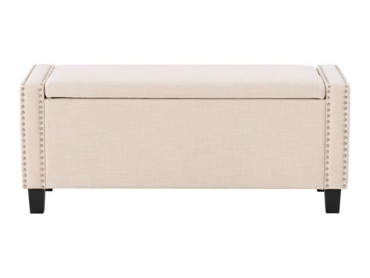 Beige Storage Bench