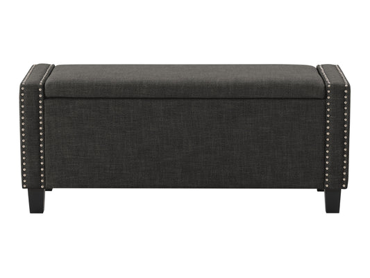 Dark Grey Storage Bench