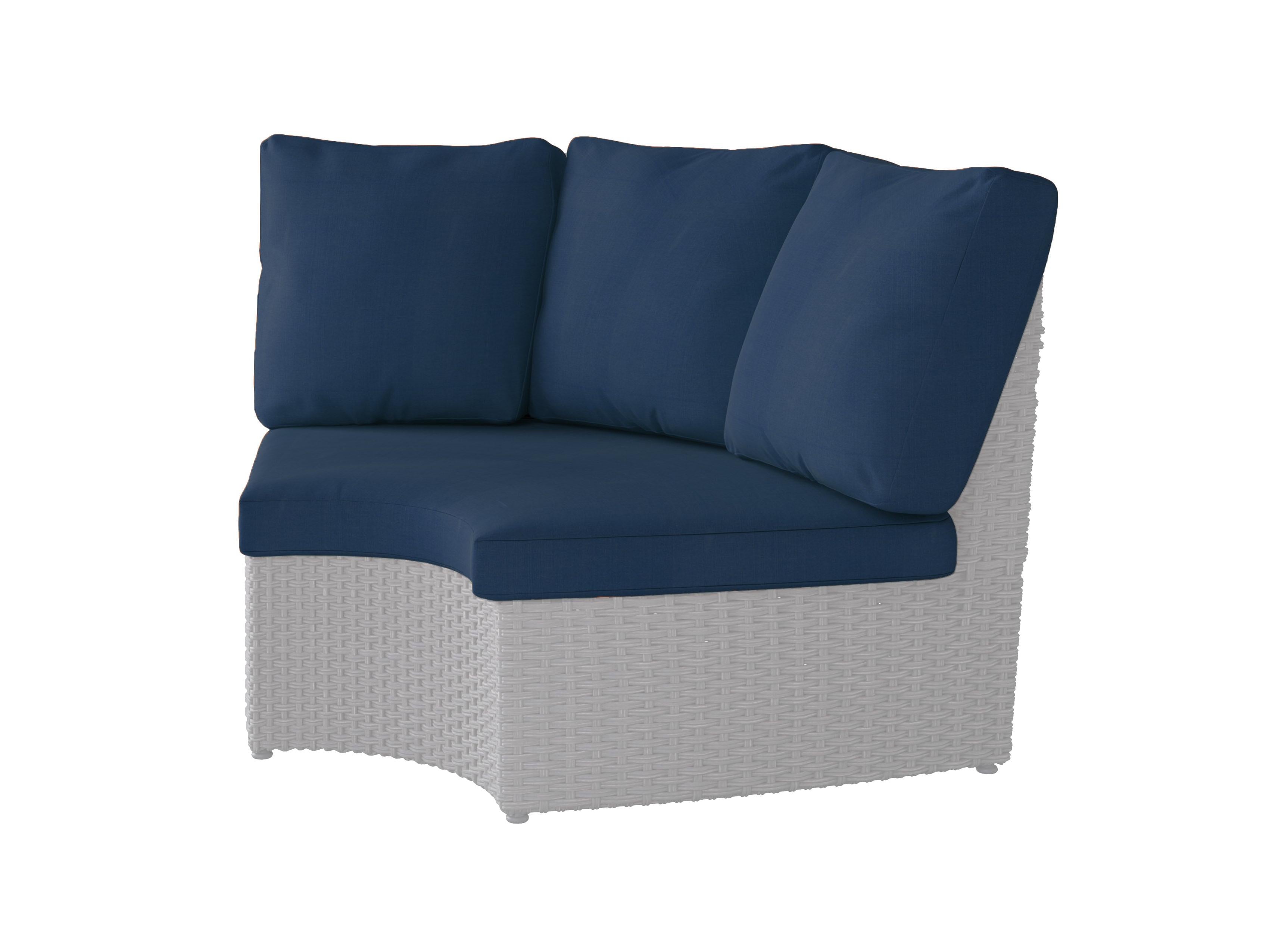 Blue chair cushions outdoor best sale