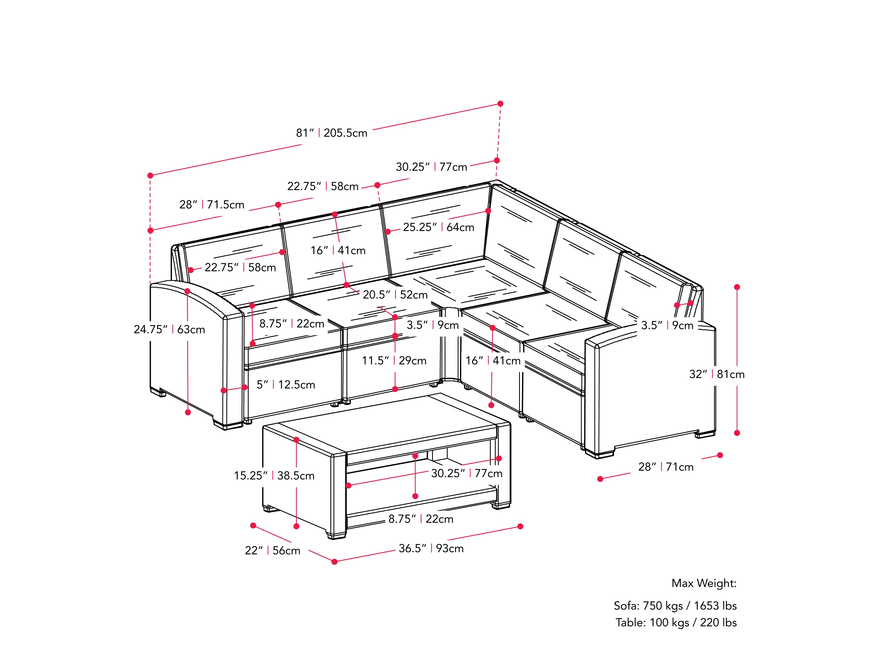 Black and grey outdoor wicker sectional set with six pieces, featuring a modern design, durable wicker material, comfortable grey cushions, and a modular layout perfect for patios and outdoor spaces.