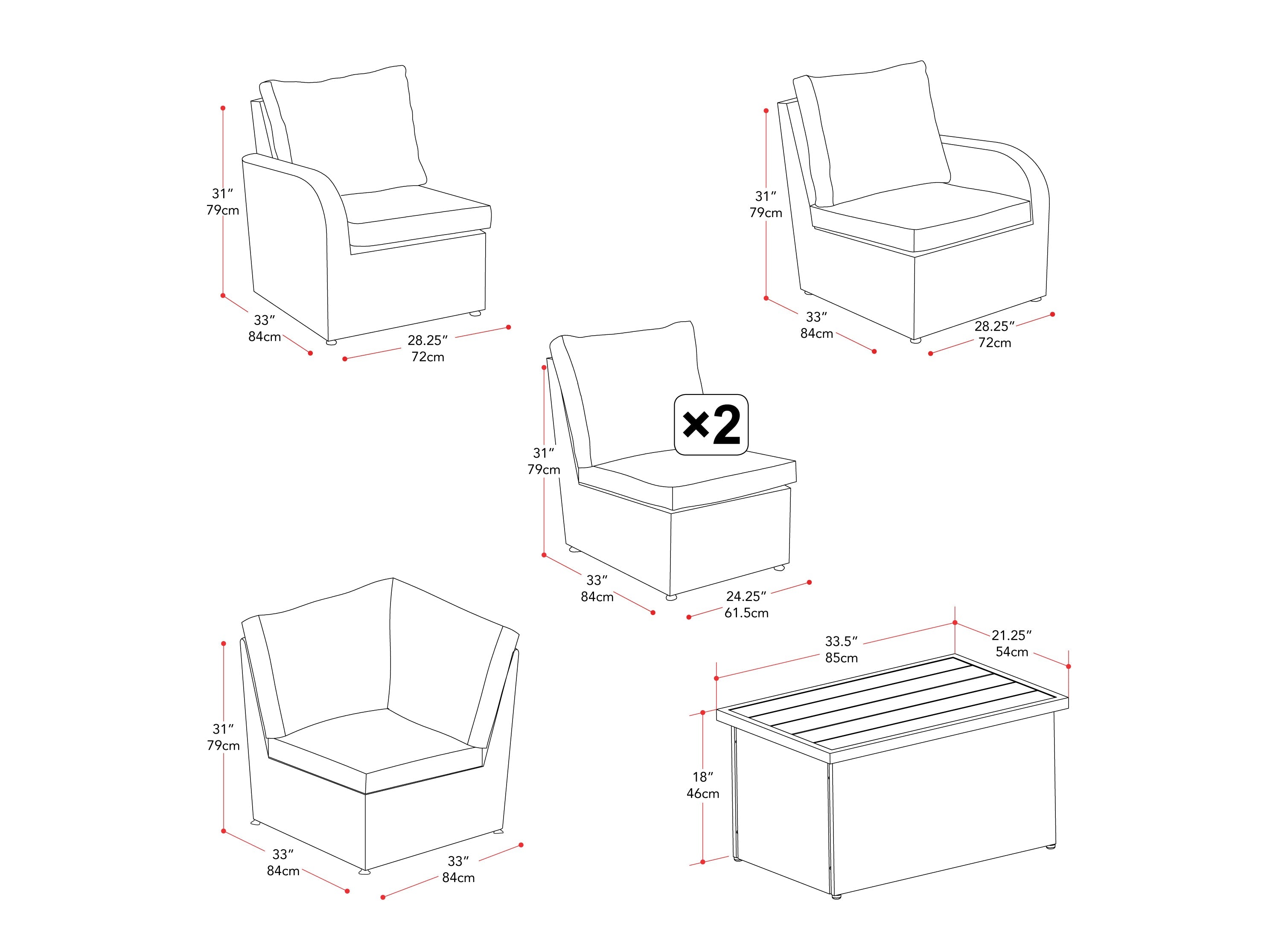 Outdoor wicker sectional set with blue cushions, 6-piece patio furniture including sofa sections and a coffee table, featuring durable rattan material, weather-resistant fabric, and modern design for outdoor living spaces.