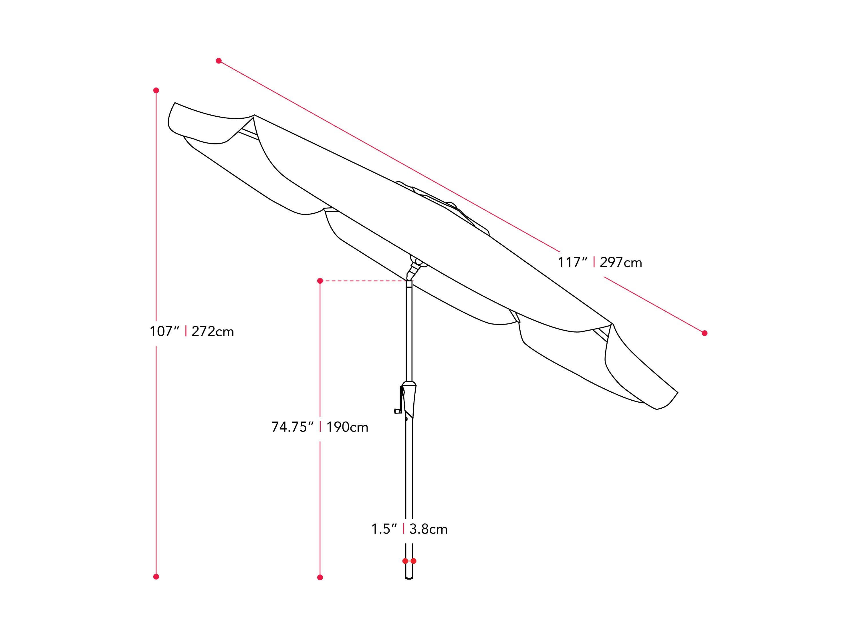 10ft round tilting patio umbrella in warm white, featuring a sturdy aluminum frame, UV-resistant fabric, and easy crank lift system, perfect for outdoor garden or patio shade.