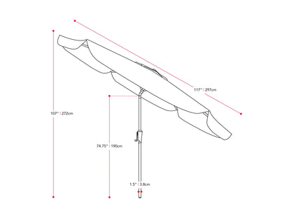 Lime green 10ft round patio umbrella with tilting mechanism, sturdy aluminum pole, and UV-resistant fabric, perfect for outdoor shade and garden decor.