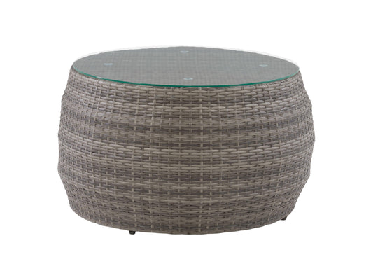 blended grey Wicker Coffee Table Parksville Collection product image by CorLiving#color_blended-grey-weave