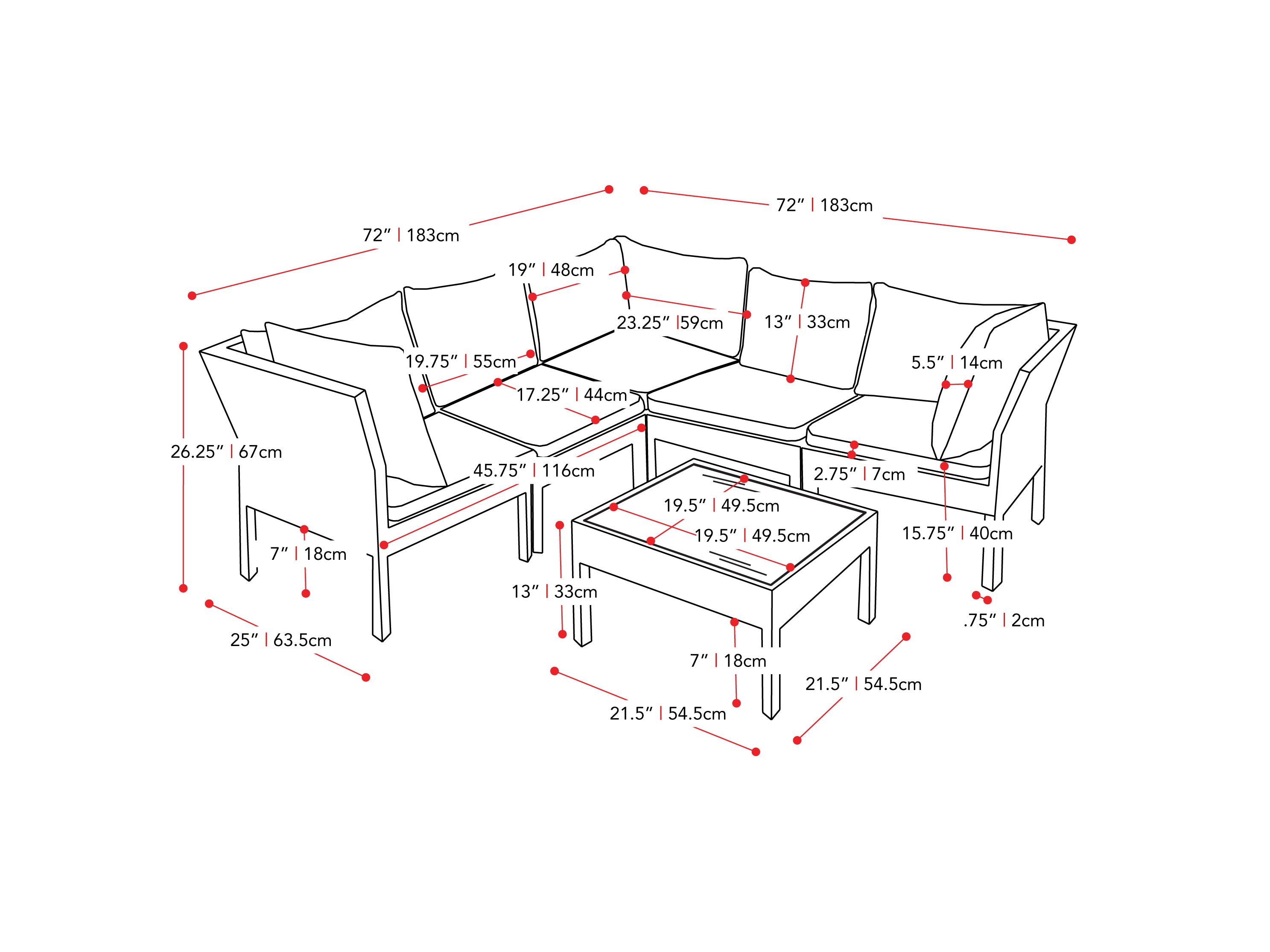 Grey and blue patio sectional set, 6 pieces, featuring weather-resistant wicker, plush cushions, and a modern design ideal for outdoor lounging and entertaining.