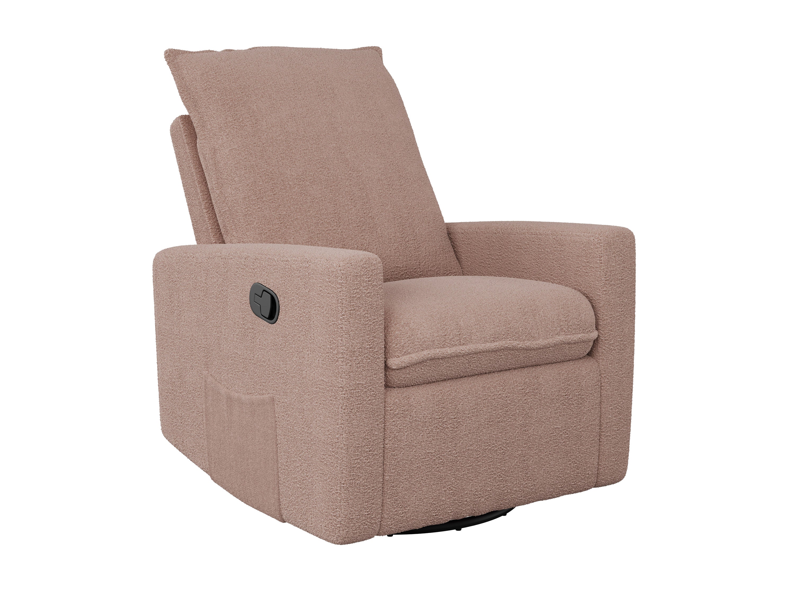 Boucle Glider Recliner Chair CorLiving Furniture Canada