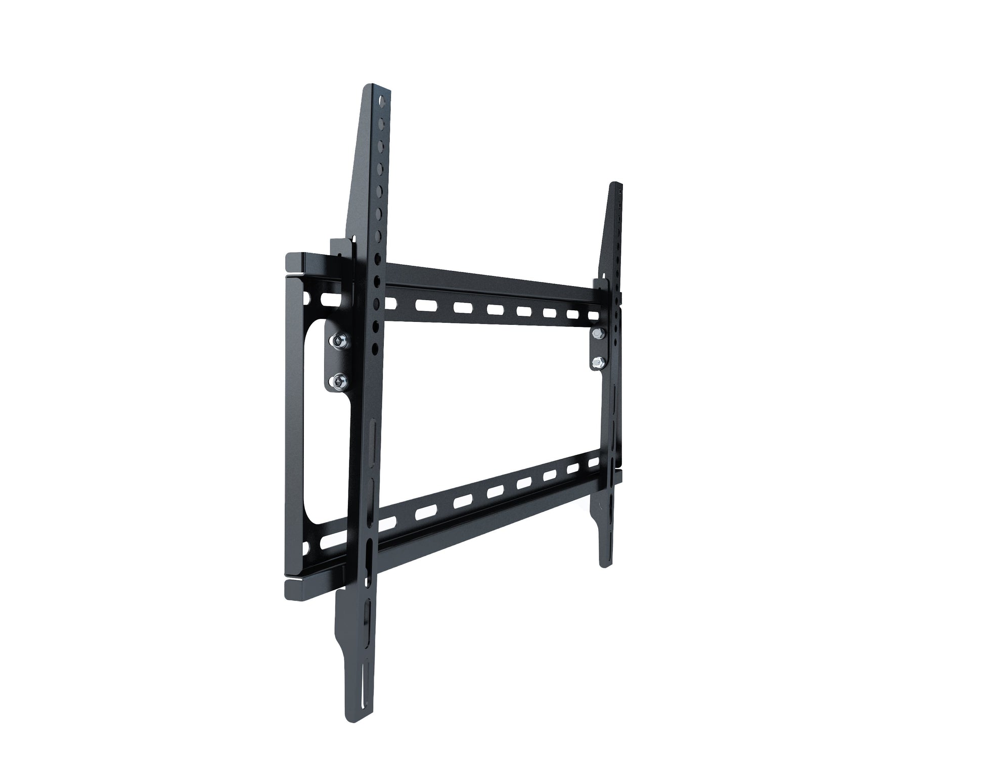 70 inch TV wall mount for 37" to 70" TVs, black steel construction with adjustable tilt and swivel, supports up to 132 lbs, VESA compatible, easy installation with included hardware.