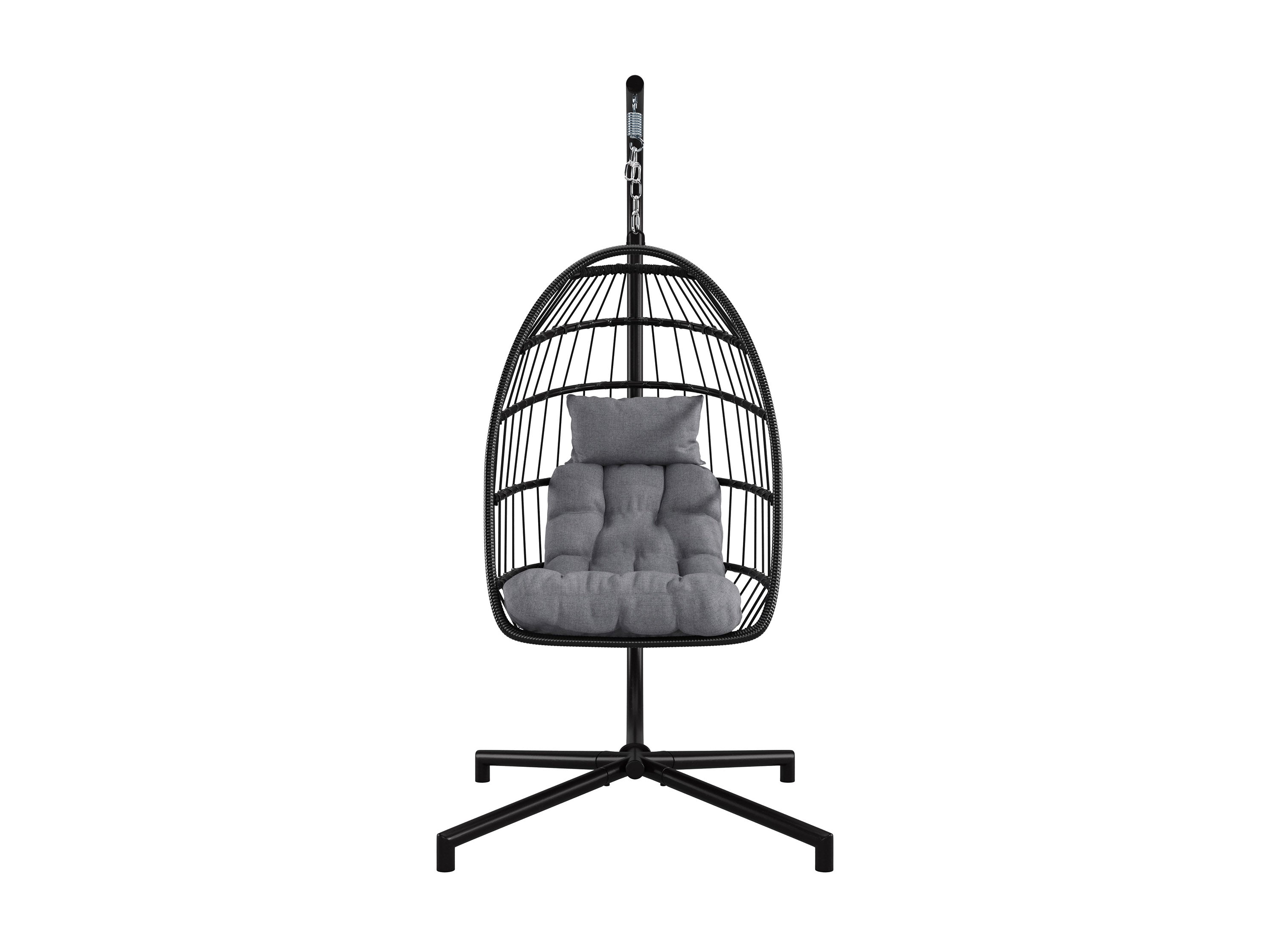 Black outdoor egg chair best sale