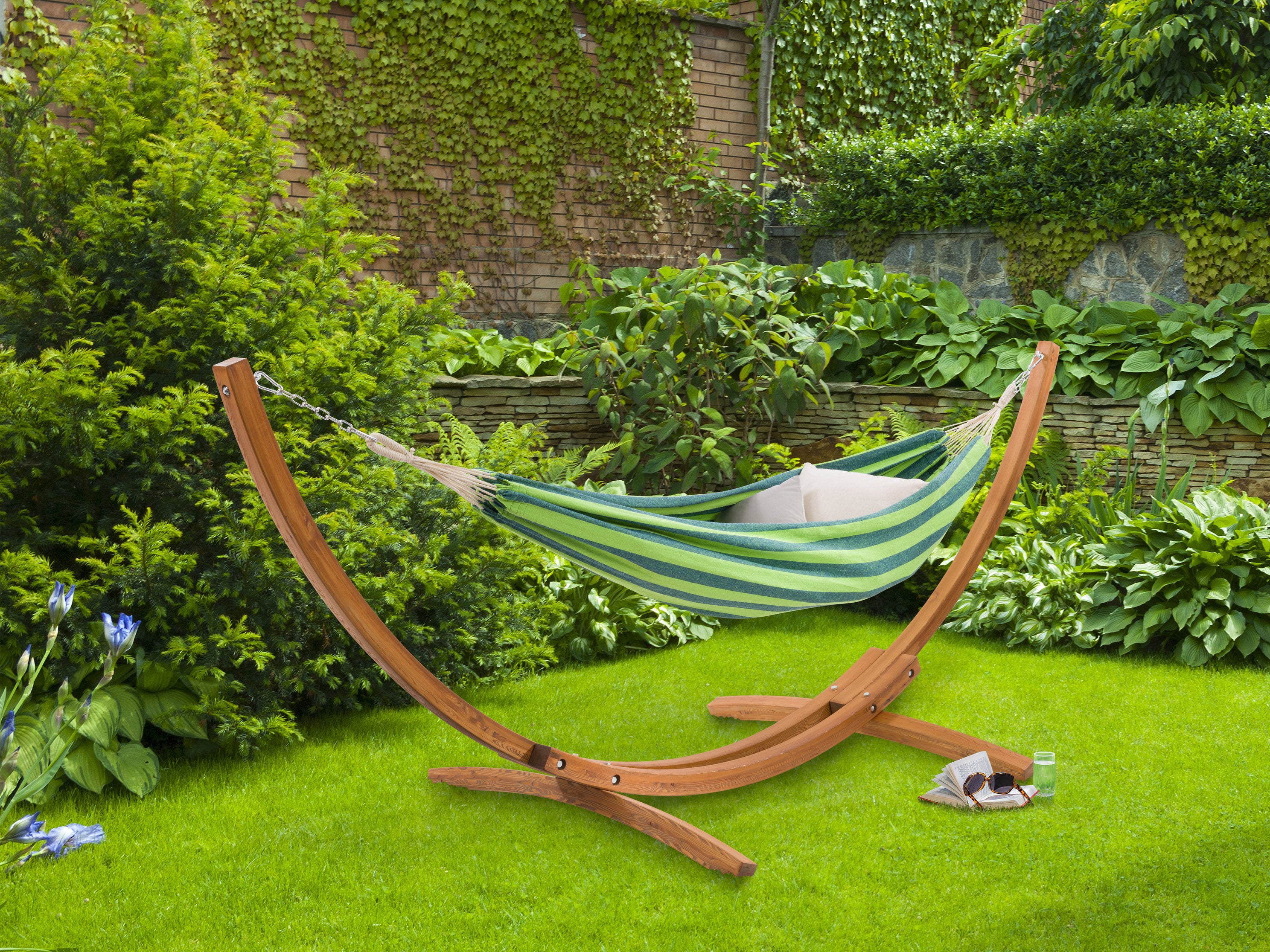 Garden hammock with stand best sale